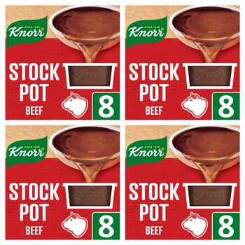 Knorr Beef Stock Pot, 4 x 8 x 28g