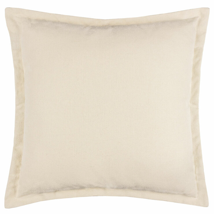 Yard Holmfirth Beige Canvas Indoor Outdoor Cushion, 45 x 45 cm
