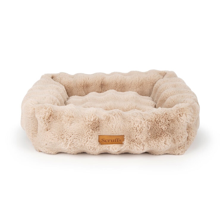 Scruffs Alpine Box Medium Pet Bed 60 x 50cm in Champagne
