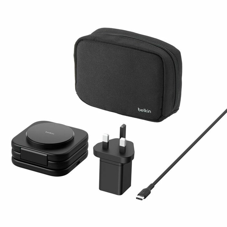 Belkin BoostCharge Pro 3-in-1 Magnetic Wireless Charging Travel Pad with Qi2 15W