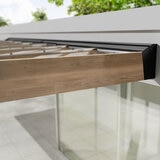 Palram Canopia Helsinki 9ft 10" x 21ft 10" (3m x 6.65m) Cedar Wood Patio Cover