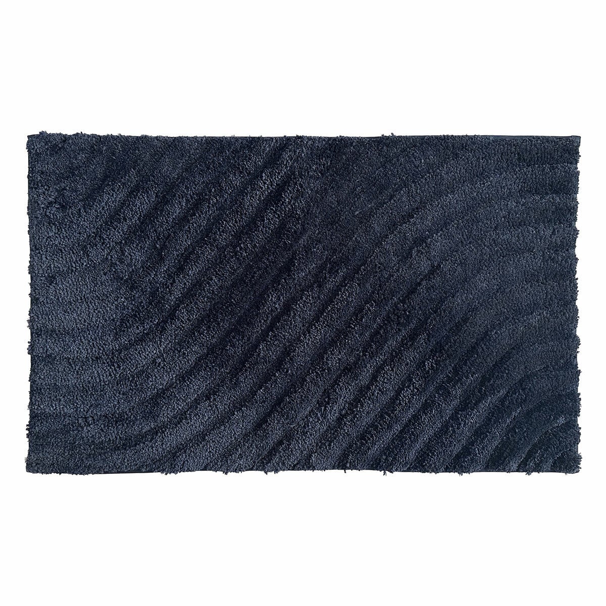 Safdie Tufted Wave Blue Bath Mat, 56 x 91 cm Safdie Tufted Wave Blue Bath Mat, 56 x 91 cm