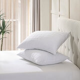 Hotel grand rolled shredded memory foam pillow two pack