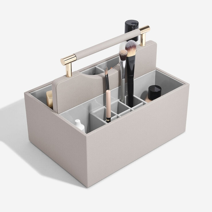 Taupe Classic Cosmetic Organiser Taupe Classic Cosmetic Organiser