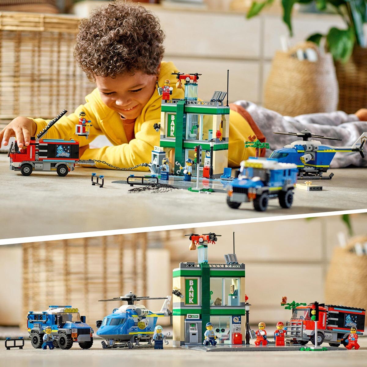 New LEGOS KIDS LEGO BLOCKS Ceiling Fan 52" 