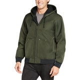 Kirkland Signature Men's Heavy Duty Hooded Work Jacket in Evergreen, Extra Large