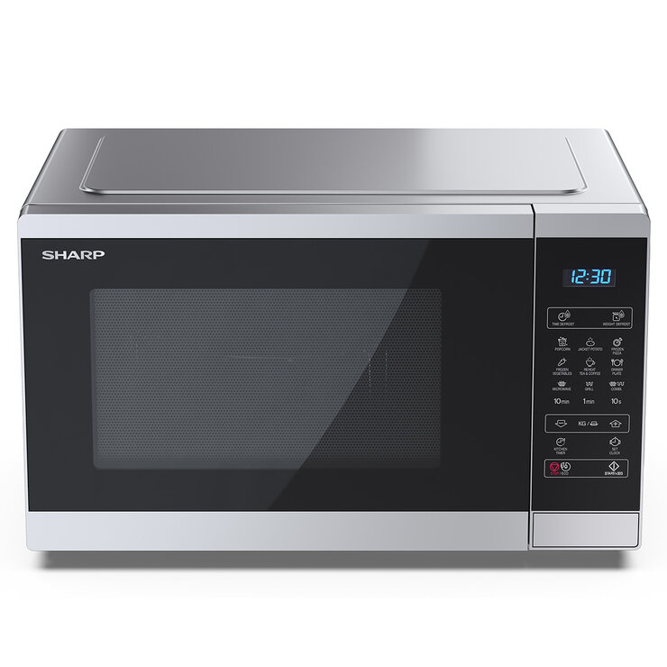 Front top Profile of Sharp 28 Litre 900W Digital Microwave with 1100W Grill