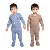 Pekkle Infant 2 Pack Sleeper in Panda