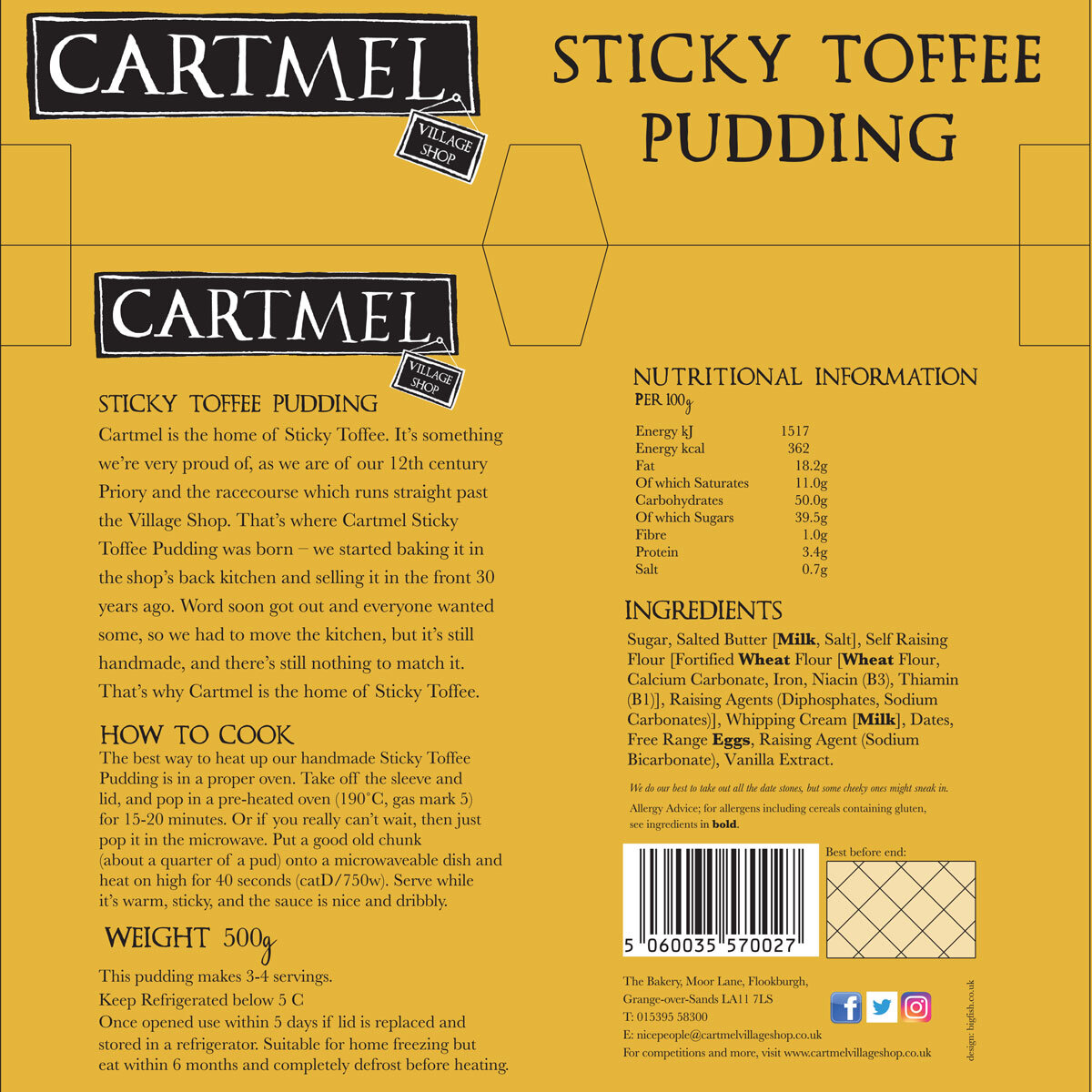 Image of artwork for Cartmel Sticky Toffee Pudding