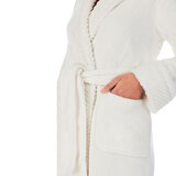 Carole Hochman Women's Plush Robe in Ivory