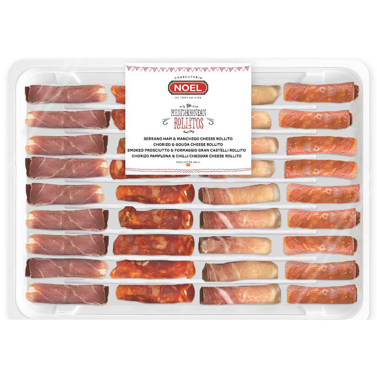 Noel Mediterranean Rollitos, 36 Pack