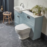 Tavistock Ashby Back To Wall Toilet With Pan And Seat