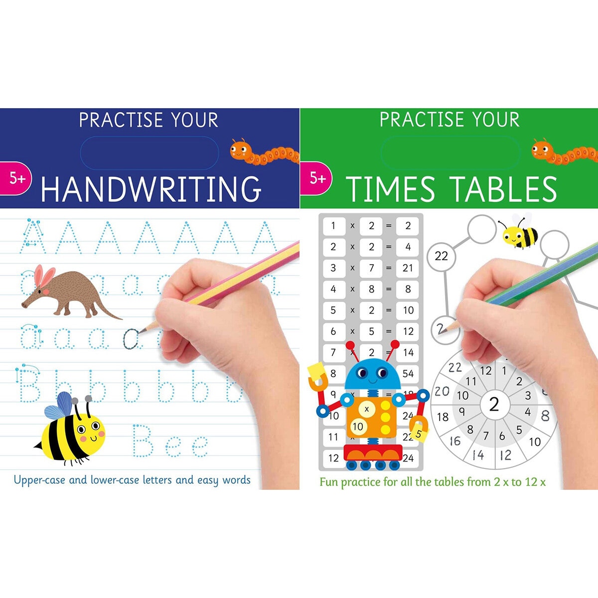 Practice Pads in 2 Options: Handwriting or Times Tables