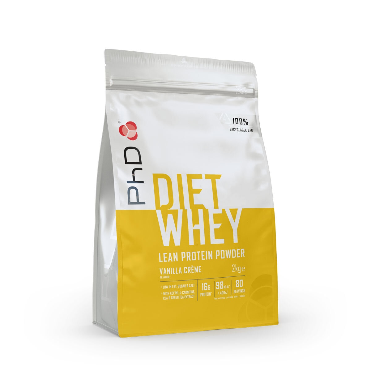 phd diet whey powder vanilla flavour 2kg