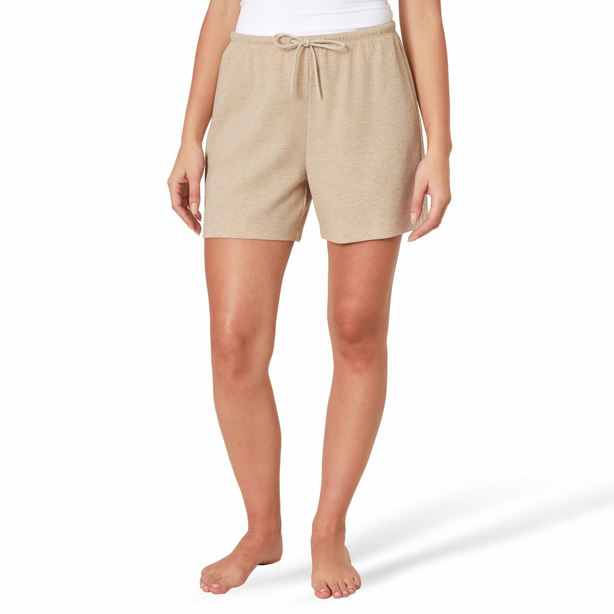 Well + Home Ladies 3 Piece Waffle Lounge Set in Brown