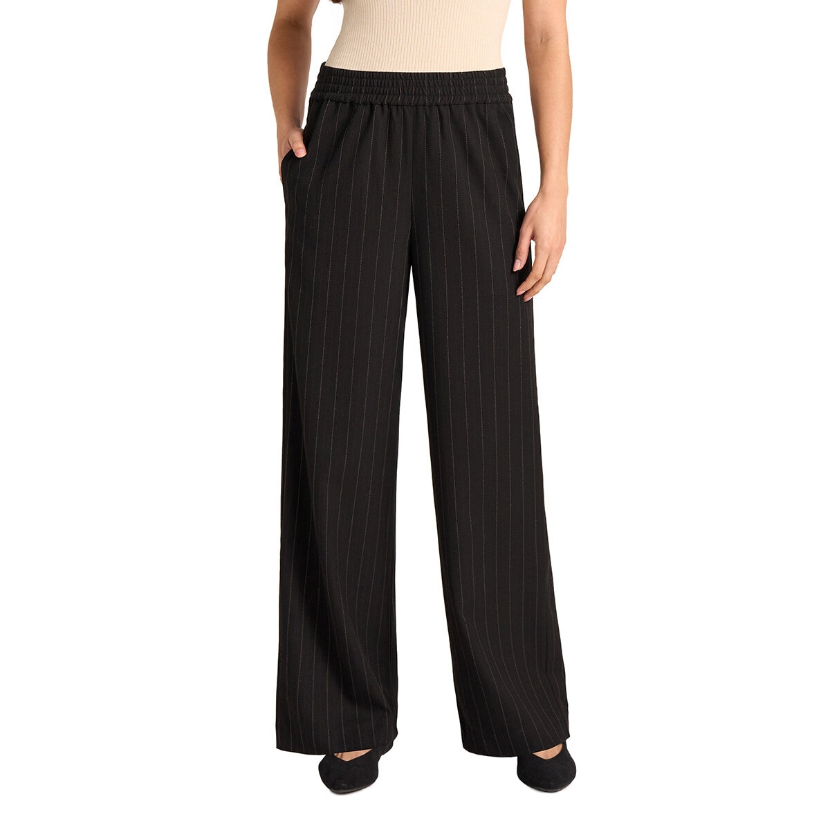 Matty M Women's Pinstripe Pant