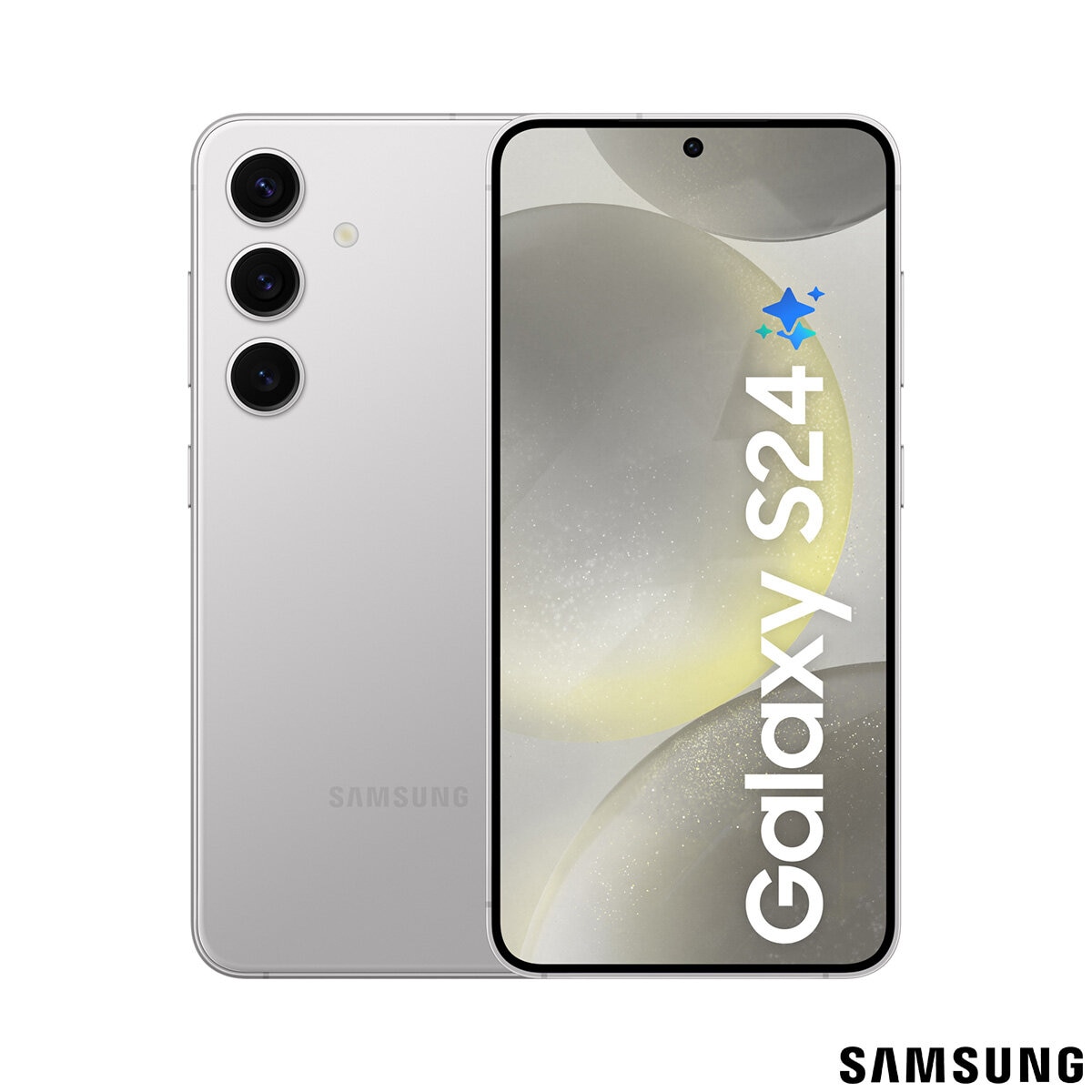 Buy Samsung Galaxy S24, 128GB Sim Free Mobile Phone in Marble Grey, SM-S921BZADEUB