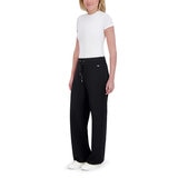 DKNY Ladies Waffle Knit Pant in Black