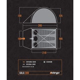 Vango Gala 300 3-Man Dome Tent