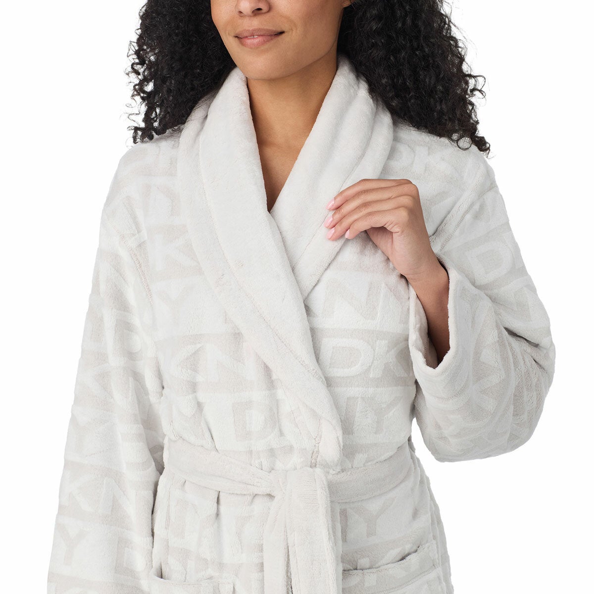 DKNY Ladies Frosted Robe