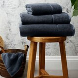 Panda Bamboo & Cotton Blue Bath Sheets, 2 Pack Panda Bamboo & Cotton Blue Bath Sheets, 2 Pack