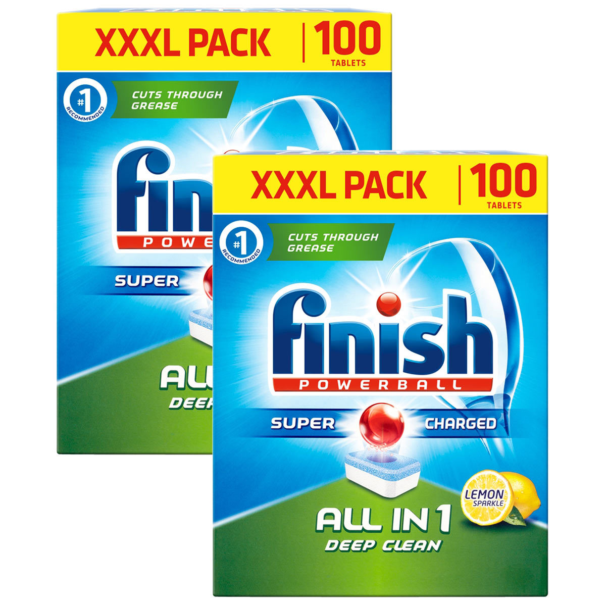 Finish Powerball All In One Dishwasher Tablets, 2 x 100pk