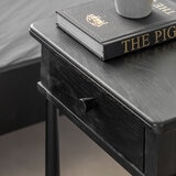 Gallery Wycombe Black Oak Nightstand