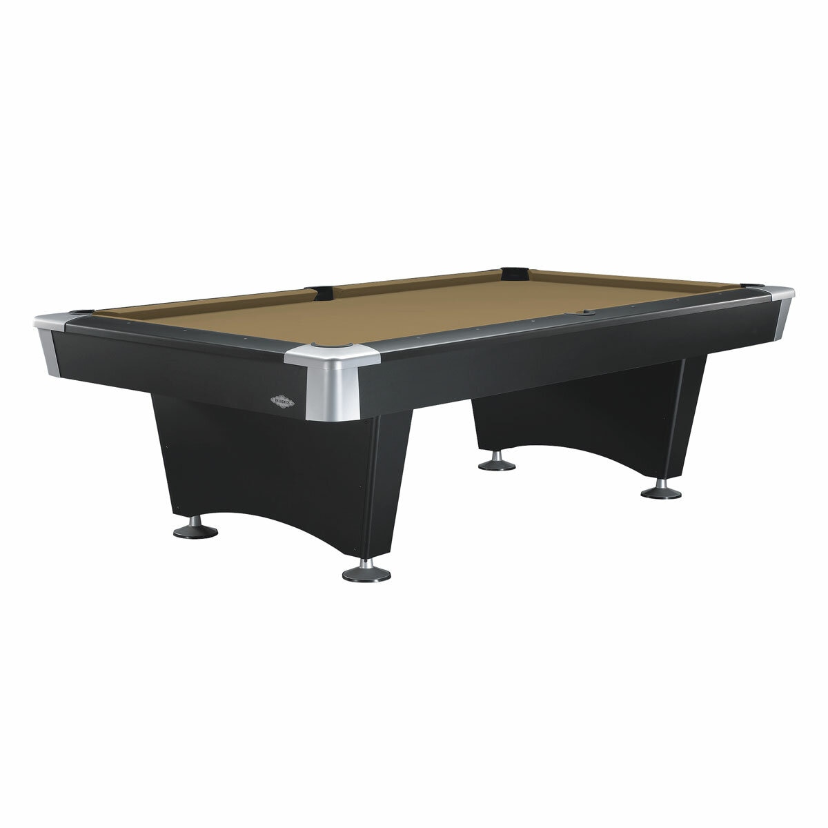 Installed Brunswick Black Wolf Pool Table in 2 Sizes Installed Brunswick Black Wolf Pool Table in 2 Sizes