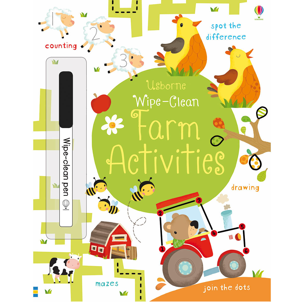 Themed Wipe Clean Activity Books, 6 Book Set (4+ Years)