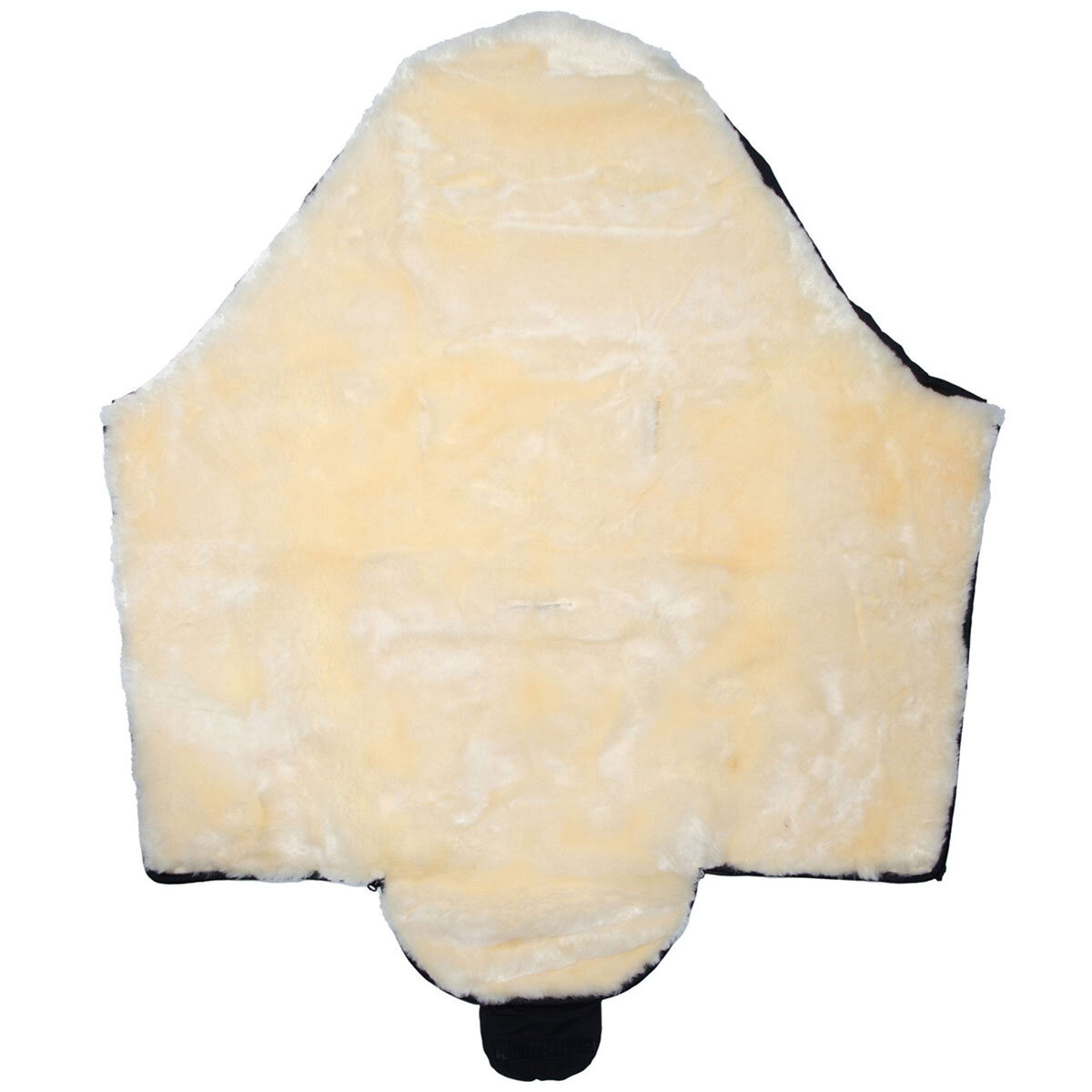 Naturally Sheepskins Baby Merino Sheepskin Footmuff in Black