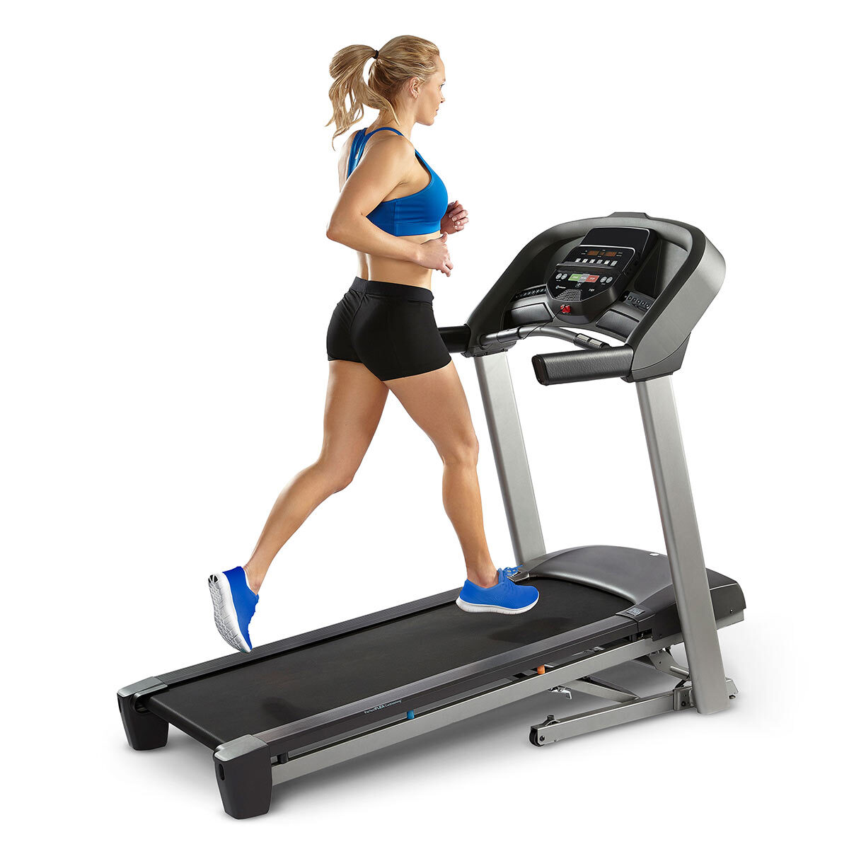Horizon Fitness T101 Treadmill with person running