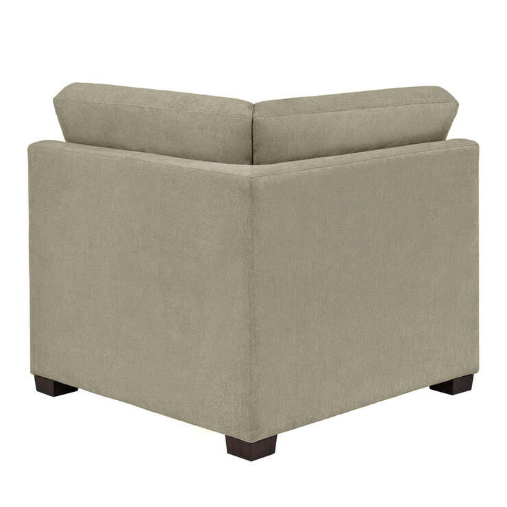 Thomasville Tisdale Beige Fabric Corner Chair