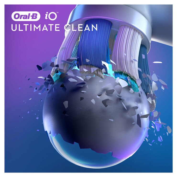 Image of oral b brush head polishing a sphere