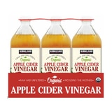 Kirkland Signature Organic Apple Cider Vinegar, 3 x 946ml