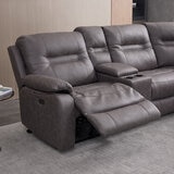 Jackson Grey Fabric Power Reclining Corner Sofa