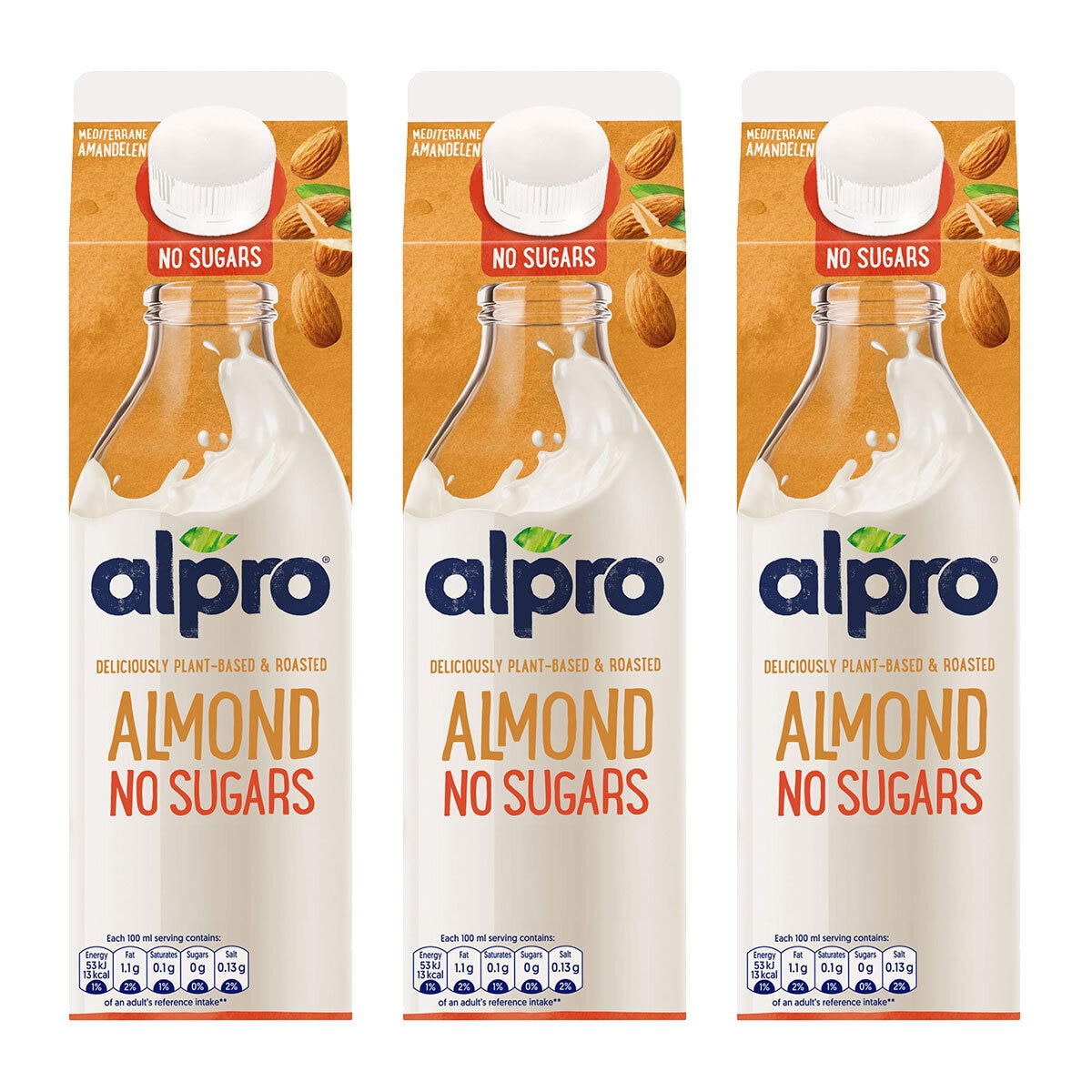 Buy Barista Almond Drink Pack 8 units of 750ml Alpro