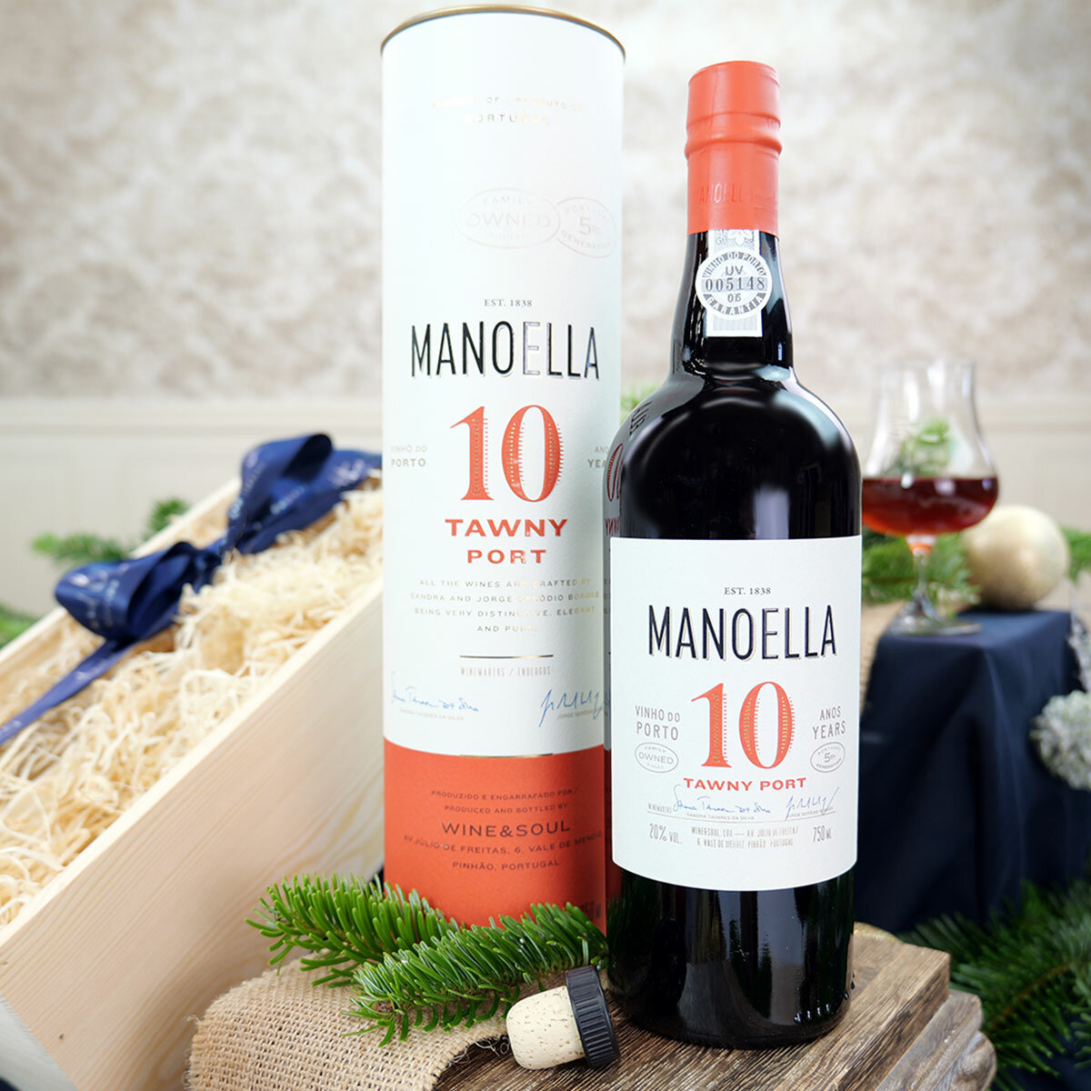 The 10yr Tawny Port & Stilton Christmas Box