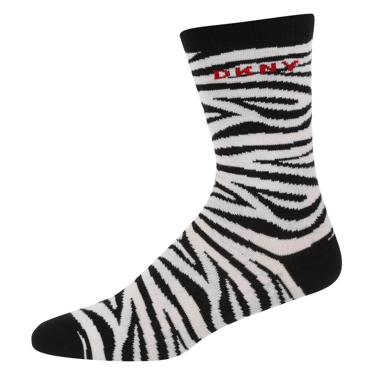 DKNY Women's Patterned Socks, 6 Pack in Animal Combo Costco UK
