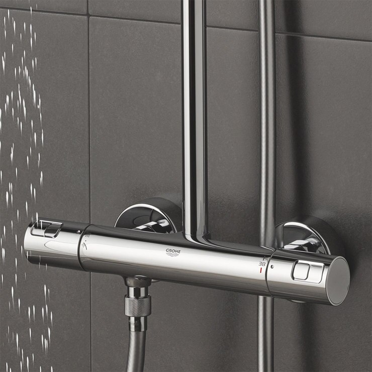 GROHE Vitalio Joy 180 Thermostatic Shower System Model 27298001