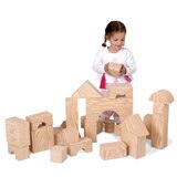 Eudufoam: Big Wood-Like Block Building Set