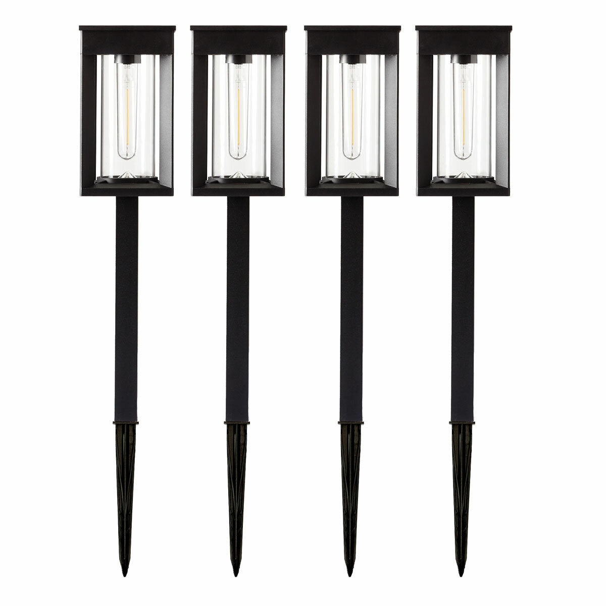 Naturally Solar Pathway Lights - 4 Pack Naturally Solar Pathway Lights - 4 Pack