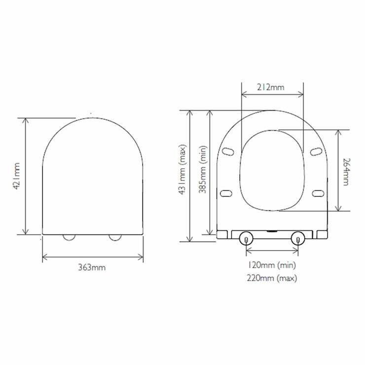 Tavistock Lindo Closed Back Toilet With Cistern And Seat