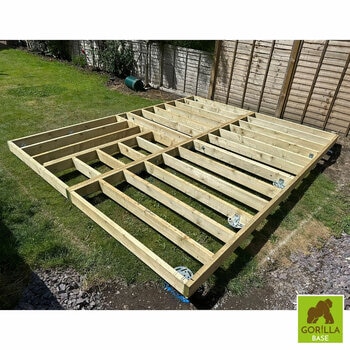 Gorilla Base Pro F Installation for Shire Whinfell 44mm Log Cabin 20 x 10ft (6 x 3m)