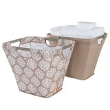 Neatfreak Metal Frame Portable Laundry Basket, 2 Pack in 2 Colours