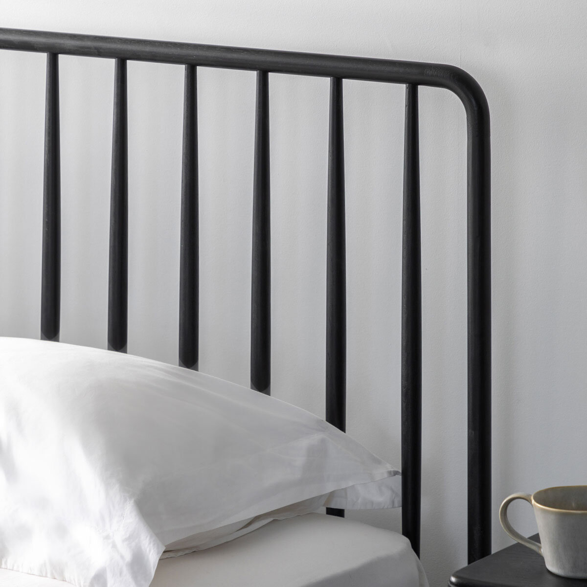 Gallery Wycombe Black Oak Bed Frame in 2 Sizes