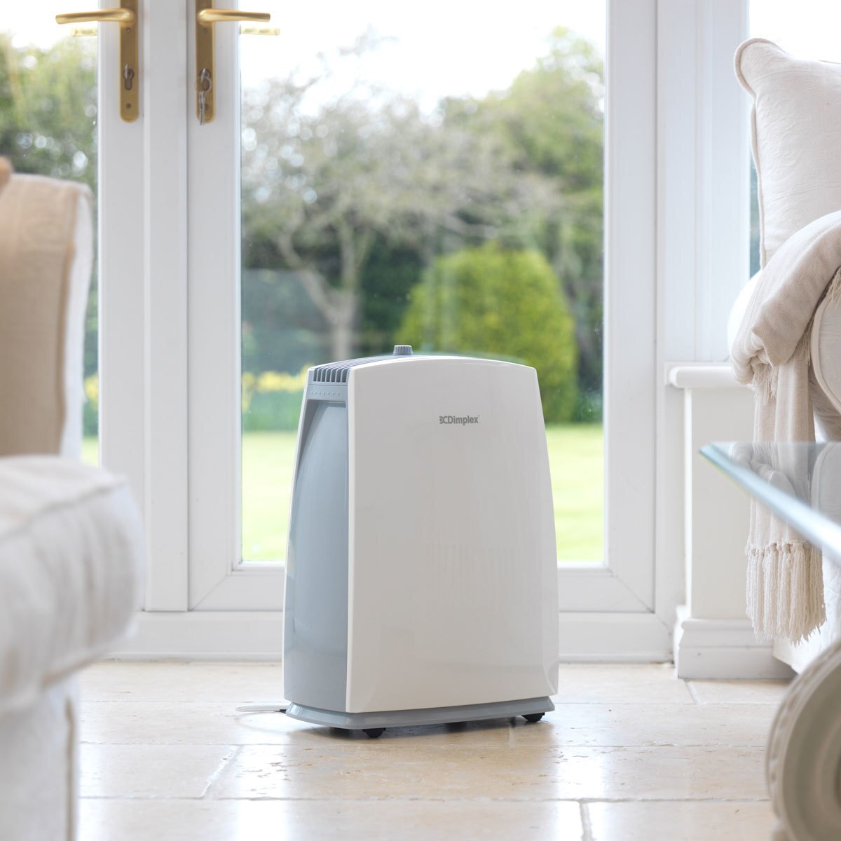 dimplex dehumidifier with purification 10l white