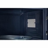 Front Profile of Samsung MS23K3513AK 23 Litre Solo Microwave in Black inside view