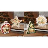 Light Up Wooden Holiday Icons-Set Of 2