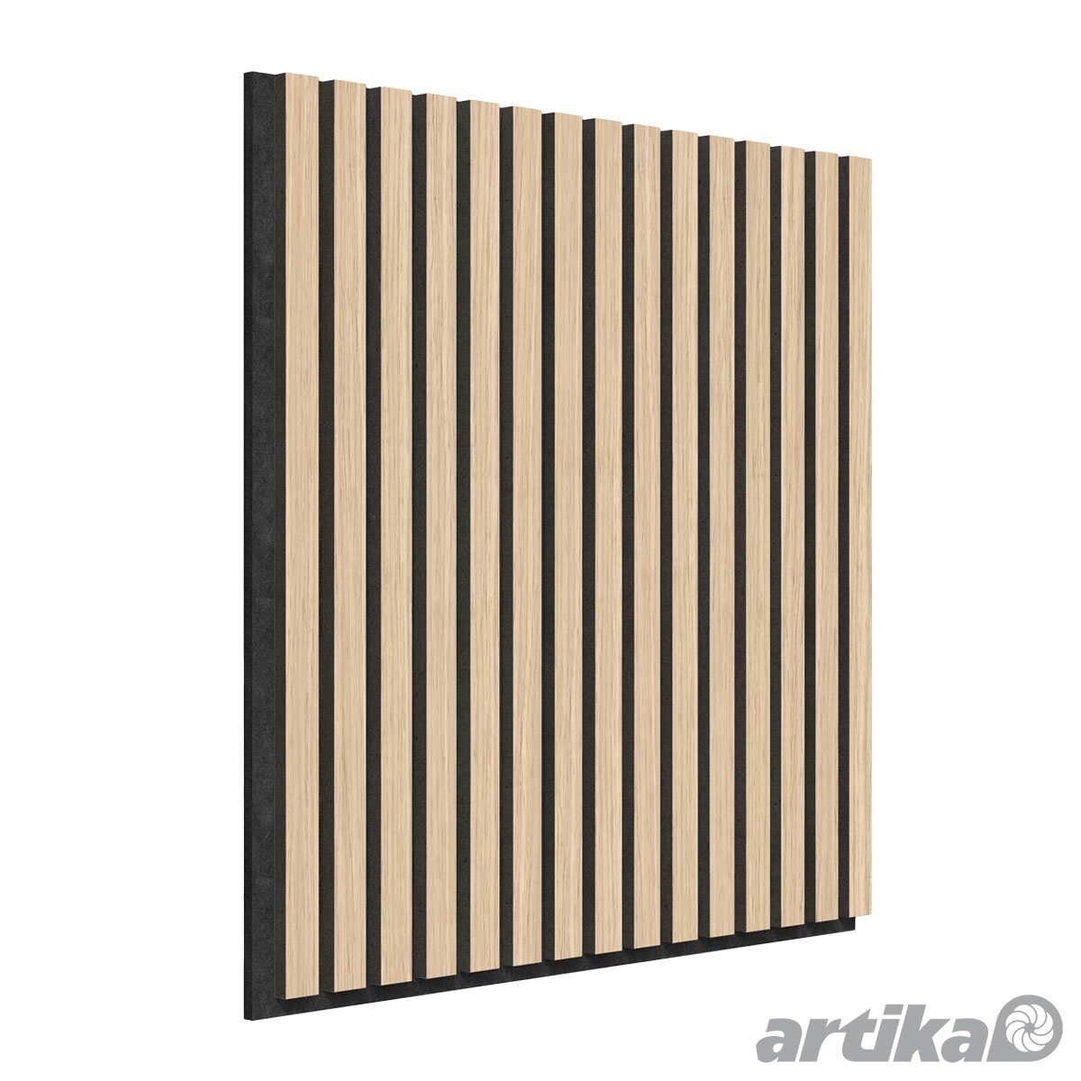 Artika Sonolok Acoustic Wall Panel Set in Oak & Black, 4 Pack