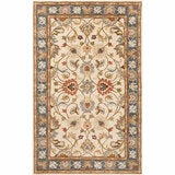 Livabliss Caeser Cream Wool Rug, in 3 Sizes Livabliss Caeser Cream Wool Rug, in 3 Sizes